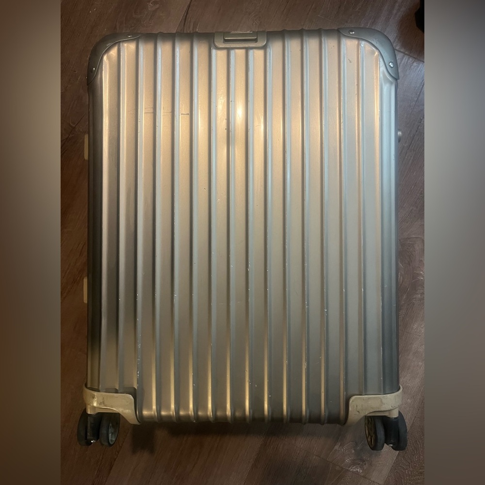 Rimowa suitcase silver